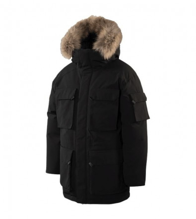 Орос Сивера куртка-аляска мужская (Цвет Черный, Размер 52)